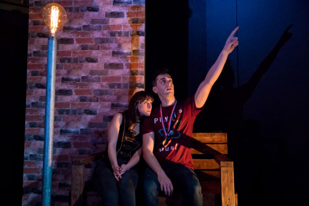 Amanda Jones and Blake Merriman. at 