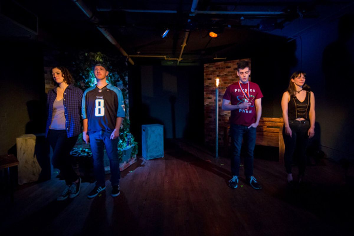 Simone Serra, Scott Brieden, Blake Merriman and Amanda Jones. Photo by Justin Chauncey Photography. at 