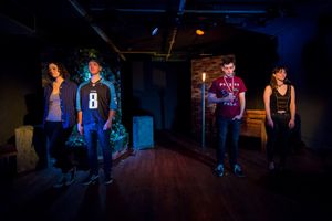 Simone Serra, Scott Brieden, Blake Merriman and Amanda Jones. Photo by Justin Chaunce Photo