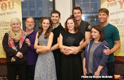 Nancy Opel, Mark Linn-Baker, Laura Osnes, Tony Yazbeck, Jerry O'Connell, Rachel Bloom Photo