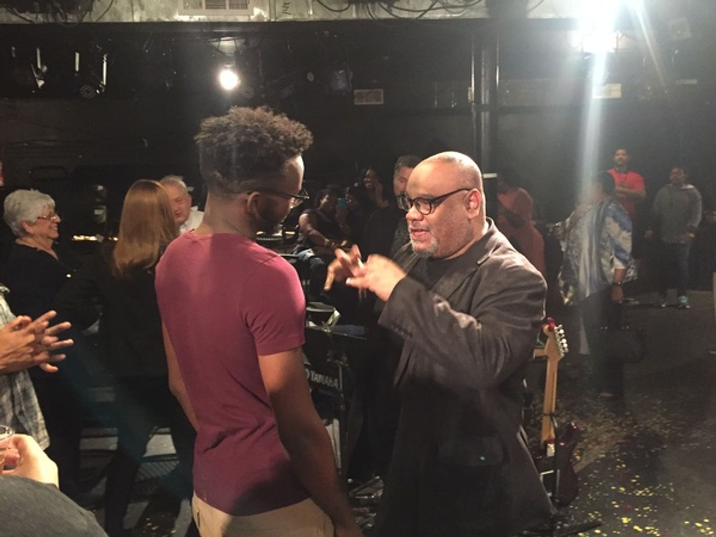 Photo Flash: Lyricist Stew Visits SRO's PASSING STRANGE at the Obsidian Theater  Image