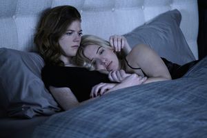 Rose Leslie as Maia Rindell, Helene Yorke as Amy Breslin. Photo: Patrick Harbron/CBS  Photo