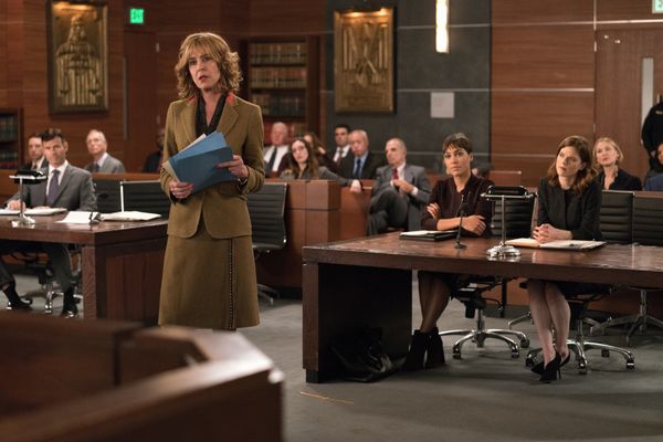 Christine Lahti as Andrea Stevens, Cush Jumbo as Lucca Quinn, Rose Leslie as Maia Rin Photo