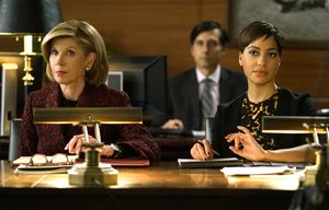 Christine Baranski as Diane Lockhart, Cush Jumbo as Lucca Quin. Photo: Patrick Harbro Photo