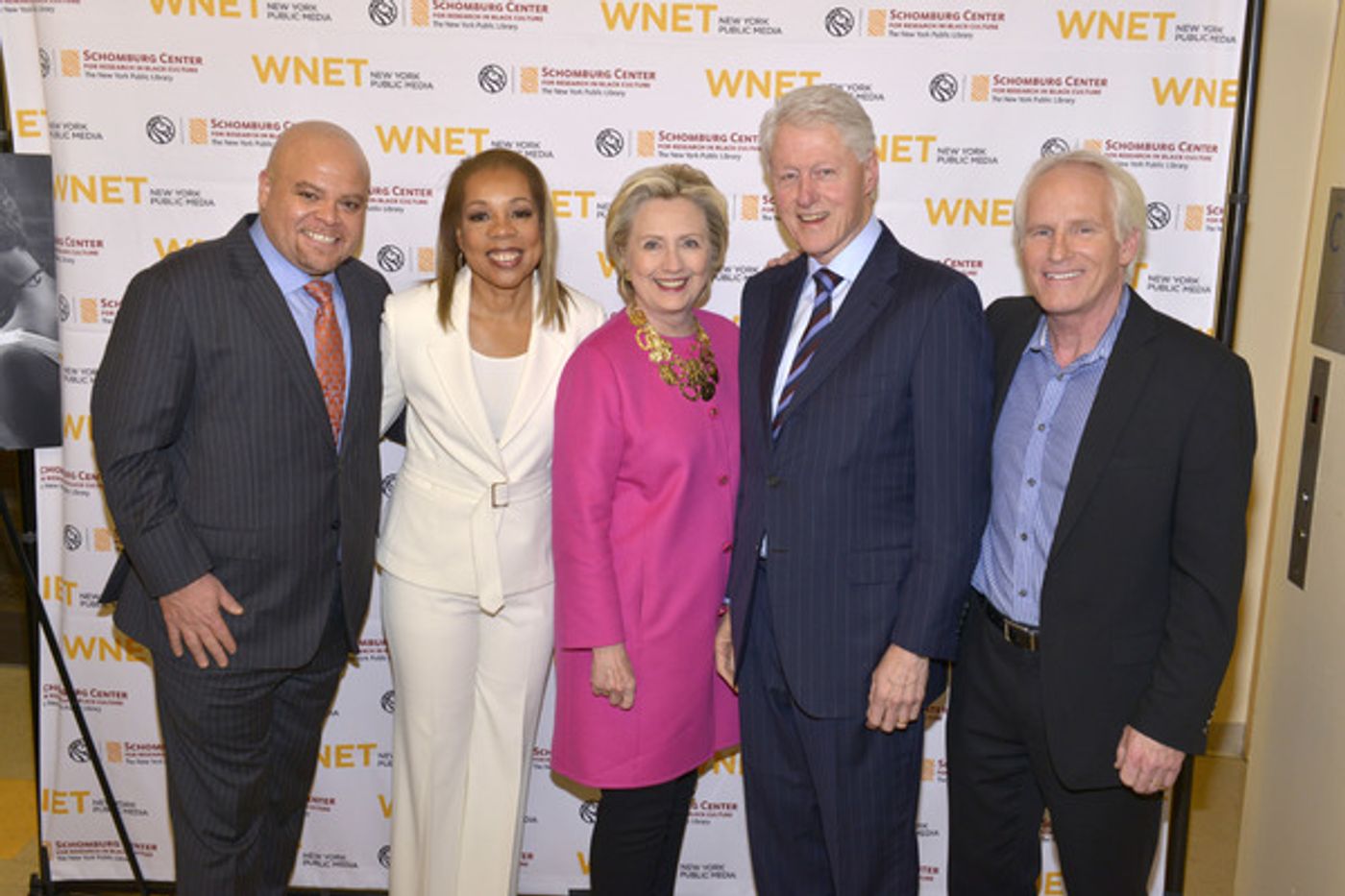 Photo Flash: Hillary Clinton and Bill Clinton Attend PBS's MAYA ANGELOU: AND I STILL RISE Preview in NYC  Image