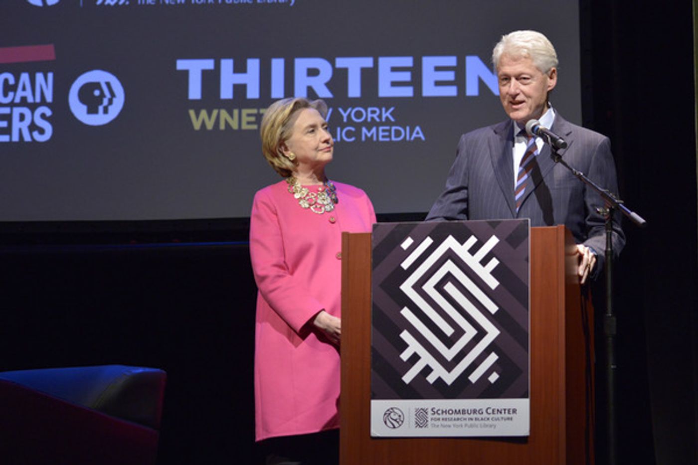 Photo Flash: Hillary Clinton and Bill Clinton Attend PBS's MAYA ANGELOU: AND I STILL RISE Preview in NYC  Image