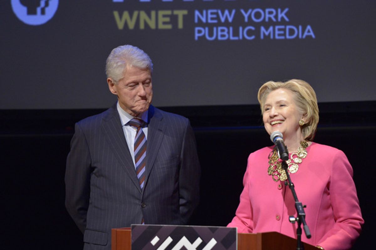 Bill Clinton and Hillary Clinton at 