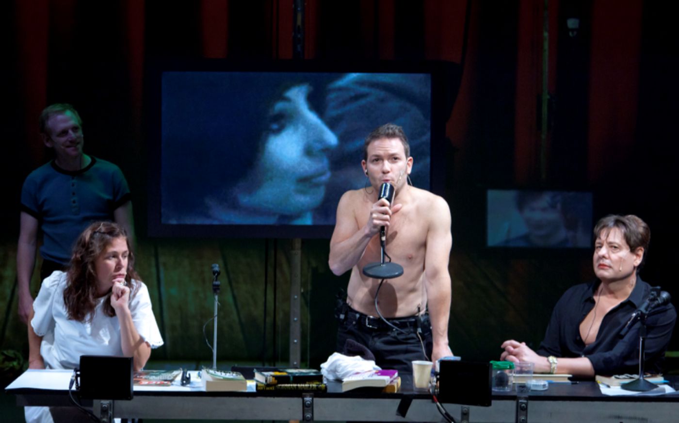 Review: It's Norman Mailer Vs. Feminism in Wooster Group's THE TOWN HALL AFFAIR Review: It's Norman Mailer Vs. Feminism in Wooster Group's THE TOWN HALL AFFAIR Image