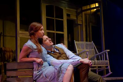 Elise Hudson as Josie Hogan, Anthony Marble as Jim Tyrone  Photo