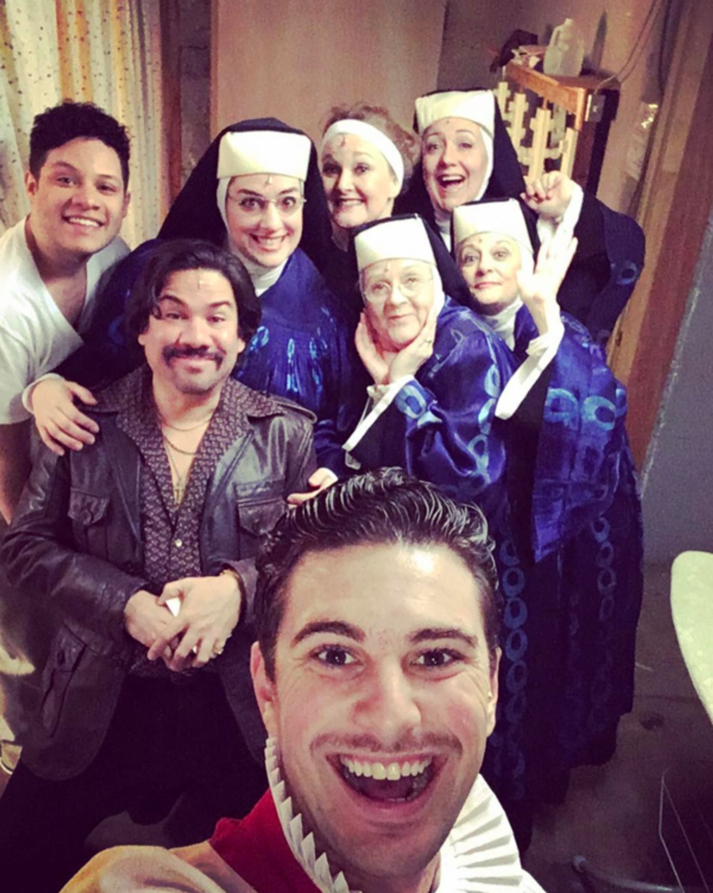 Photo Flash: PHANTOM OF THE OPERA (Tries) to Enjoy the Beautiful Weather, COMEDY OF TENORS Preps and Primps, and More Saturday Intermission Pics! Photo Flash: PHANTOM OF THE OPERA (Tries) to Enjoy the Beautiful Weather, COMEDY OF TENORS Preps and Primps, and More Saturday Intermission Pics! Image