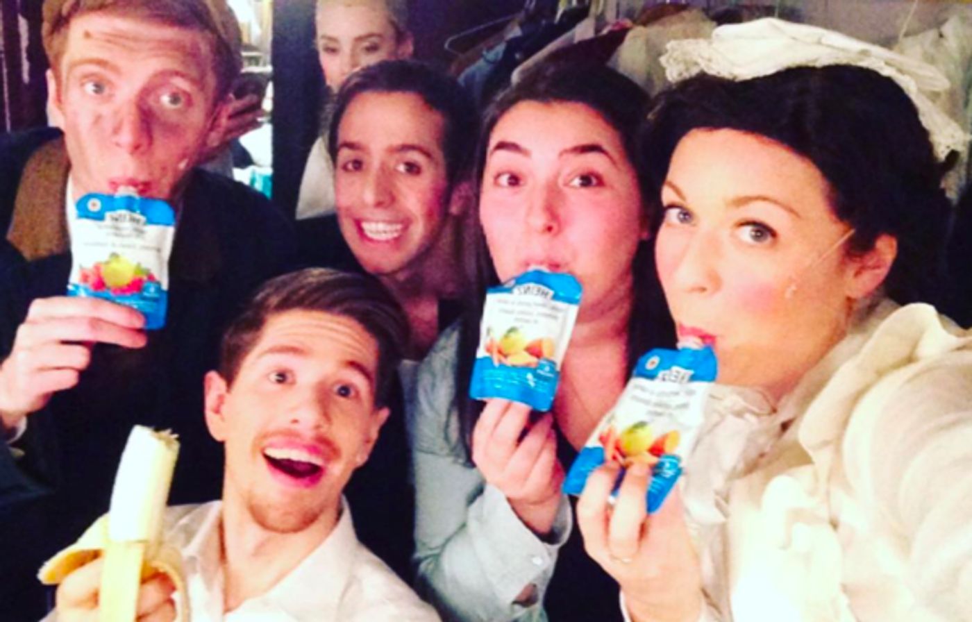 Photo Flash: PHANTOM OF THE OPERA (Tries) to Enjoy the Beautiful Weather, COMEDY OF TENORS Preps and Primps, and More Saturday Intermission Pics! Photo Flash: PHANTOM OF THE OPERA (Tries) to Enjoy the Beautiful Weather, COMEDY OF TENORS Preps and Primps, and More Saturday Intermission Pics! Image