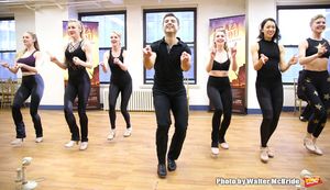 Tony Yazbeck and cast  Photo