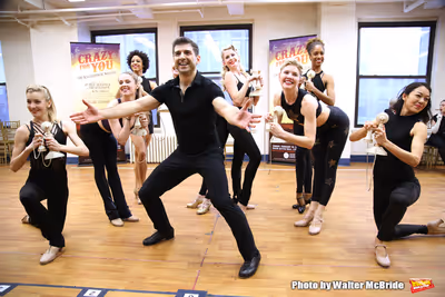 Tony Yazbeck and cast  Photo