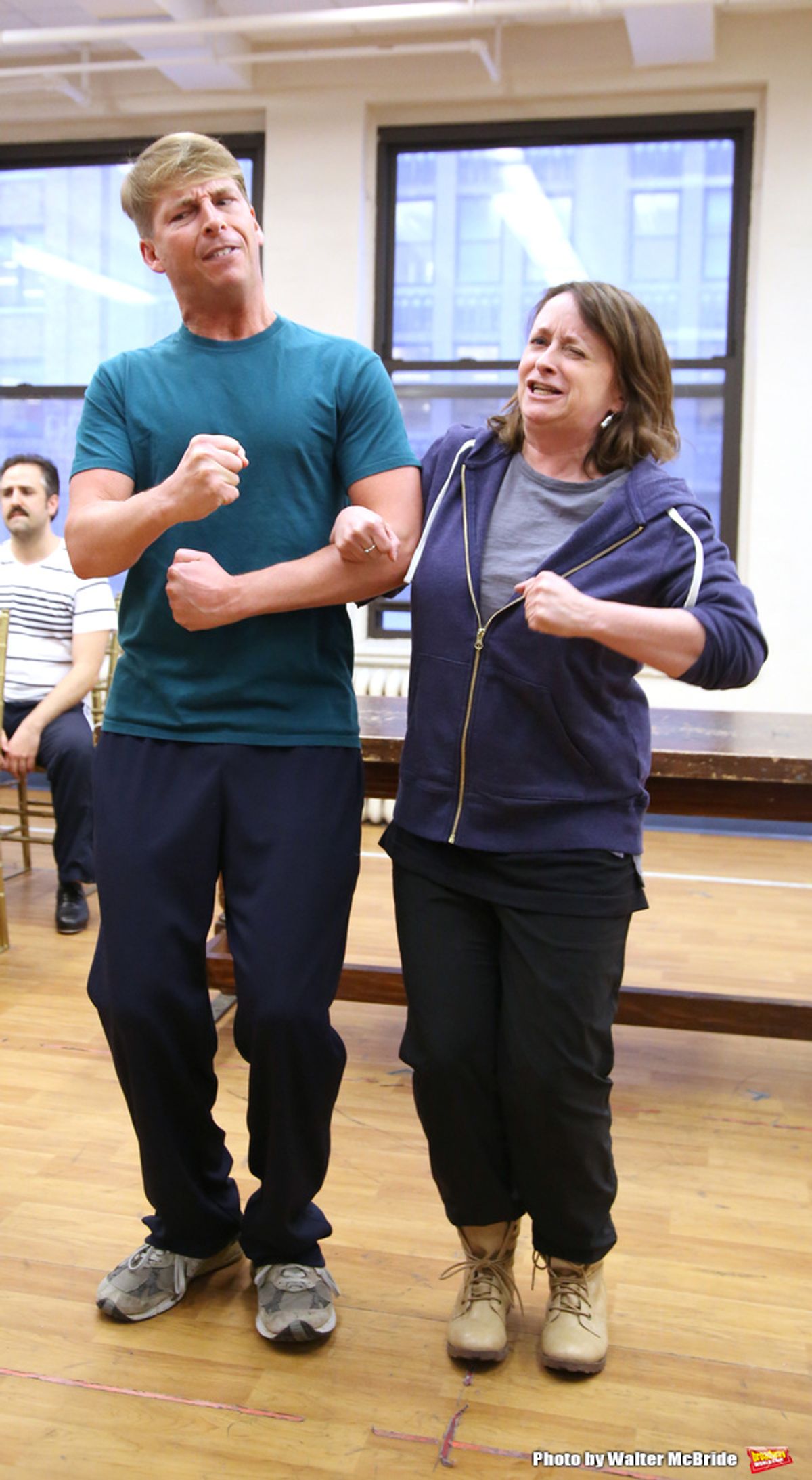 Rachel Dratch and Jack McBrayer at 