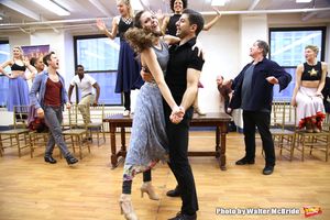 Laura Osnes and Tony Yazbeck with cast  Photo