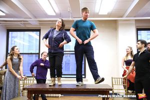 Laura Osnes, Rachel Dratch, Mark Linn-Baker, Jack McBrayer, Tony Yazbeck and cast  Photo