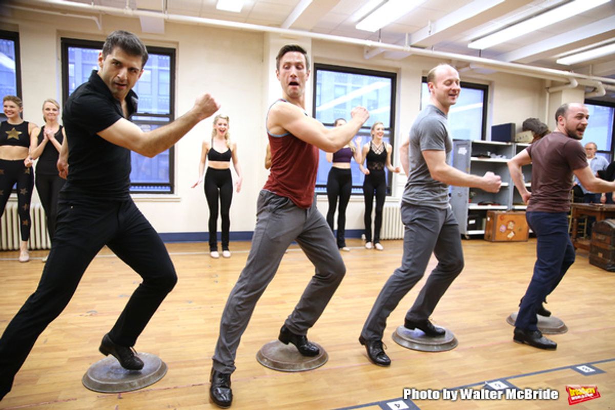 Tony Yazbeck and cast  at 