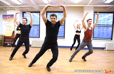 Tony Yazbeck and cast  Photo