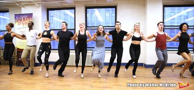 Laura Osnes and Tony Yazbeck with cast Photo