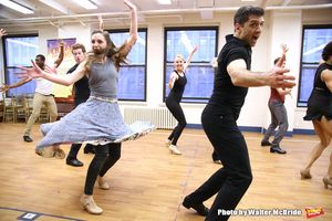 Laura Osnes and Tony Yazbeck with cast Photo