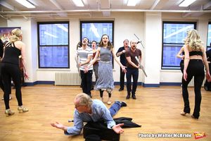 Laura Osnes and Harry Groener with cast  Photo