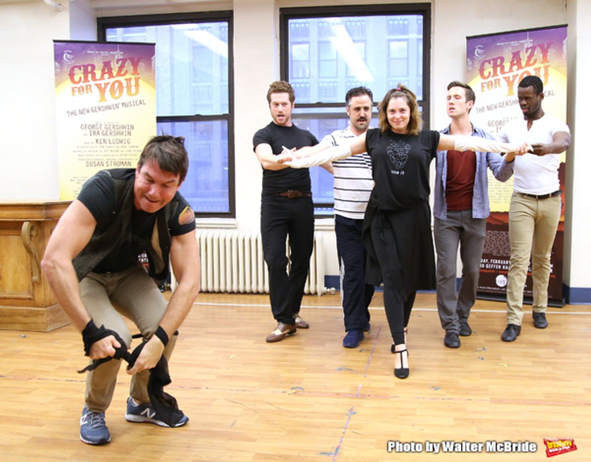 Rachel Bloom and Jerry O'Connell with cast at 