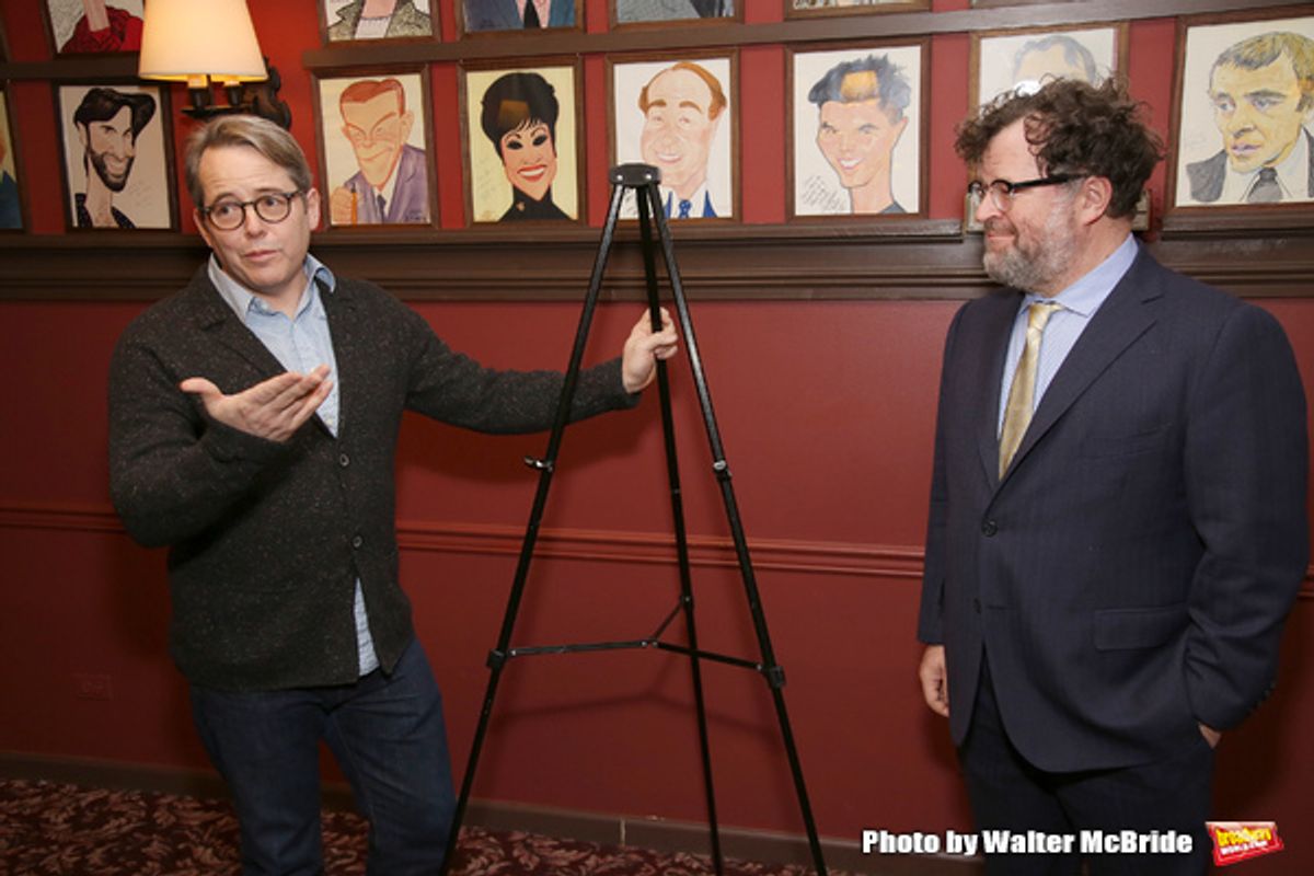 Matthew Broderick and Kenneth Lonergan at 