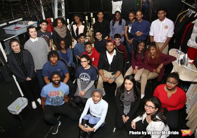Nik Walker with Student performers Photo