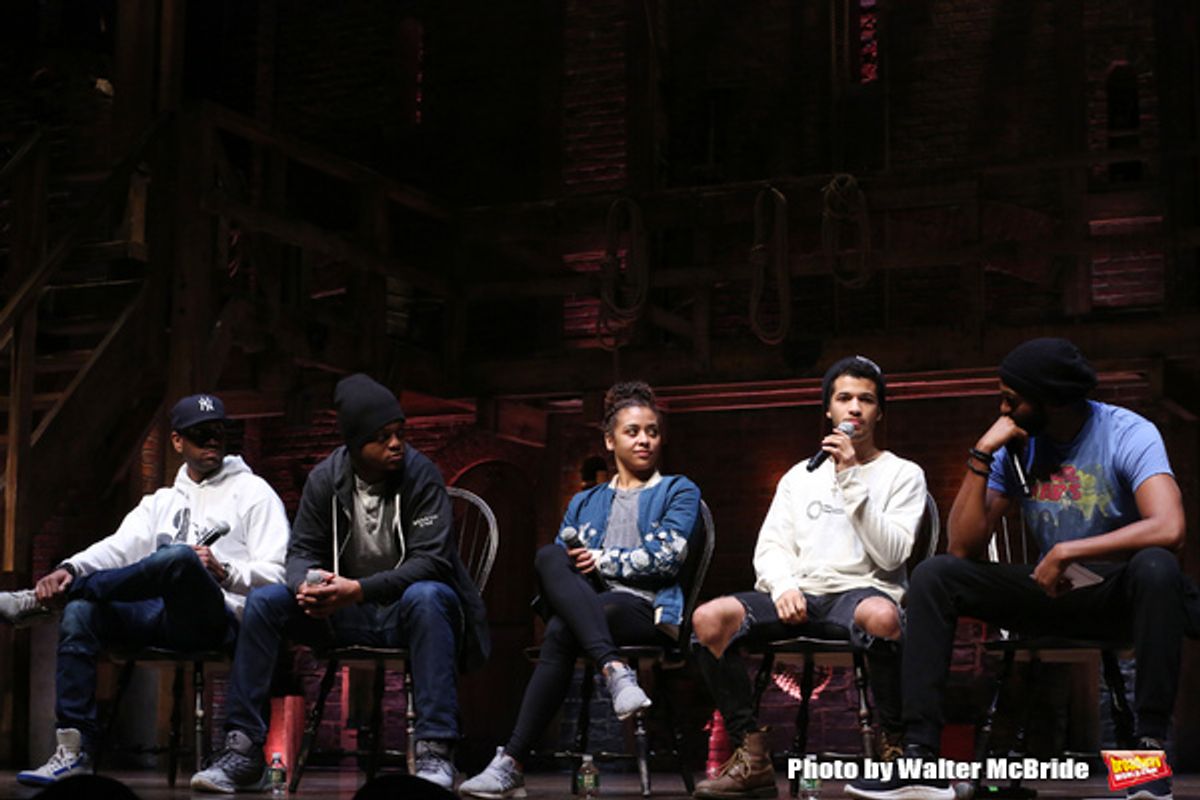 J. Quinton Johnson, Bryan Terrell Clark, Sasha Hollinger, Jordan Fisher and Nik Walker  at 