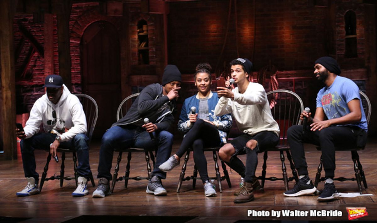 J. Quinton Johnson, Nik Walker, Bryan Terrell Clark, Sasha Hollinger and Jordan Fisher  at 
