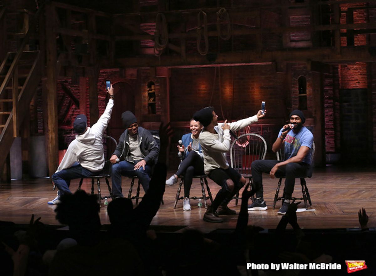 J. Quinton Johnson, Nik Walker, Bryan Terrell Clark, Sasha Hollinger and Jordan Fisher at 