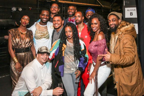 NSangou Njikamâ€™s World Premiere Syncing Ink on Opening Night, part of the Alle Photo