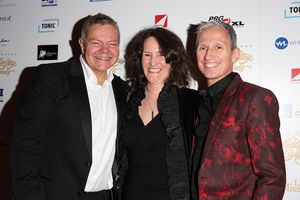 Anthony Drewe, Rachel Kavanaugh and George Stiles Photo