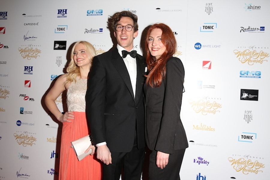 Photo Flash: Amber Riley, Billie Piper & More At WhatsOnStage Awards Image