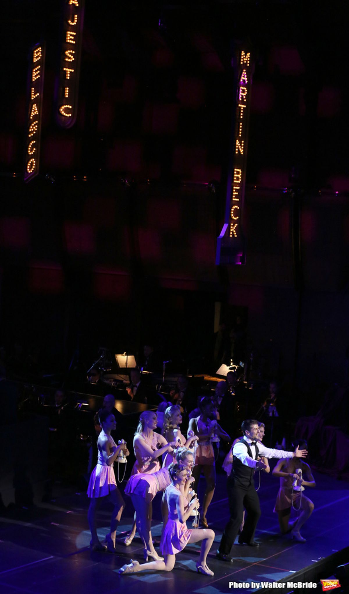 Tony Yazbeck and cast at 