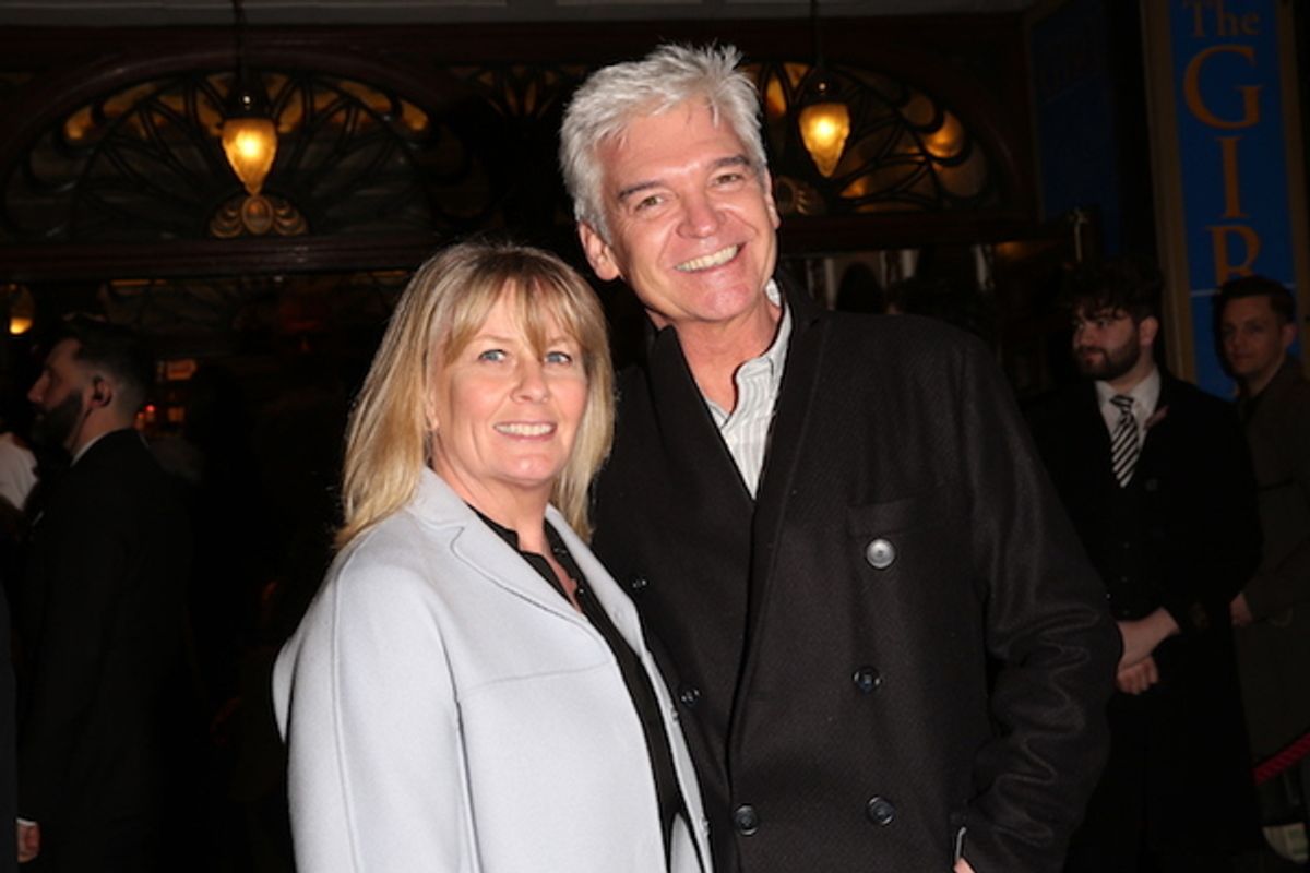 Stephanie Lowe and Philip Schofield at 