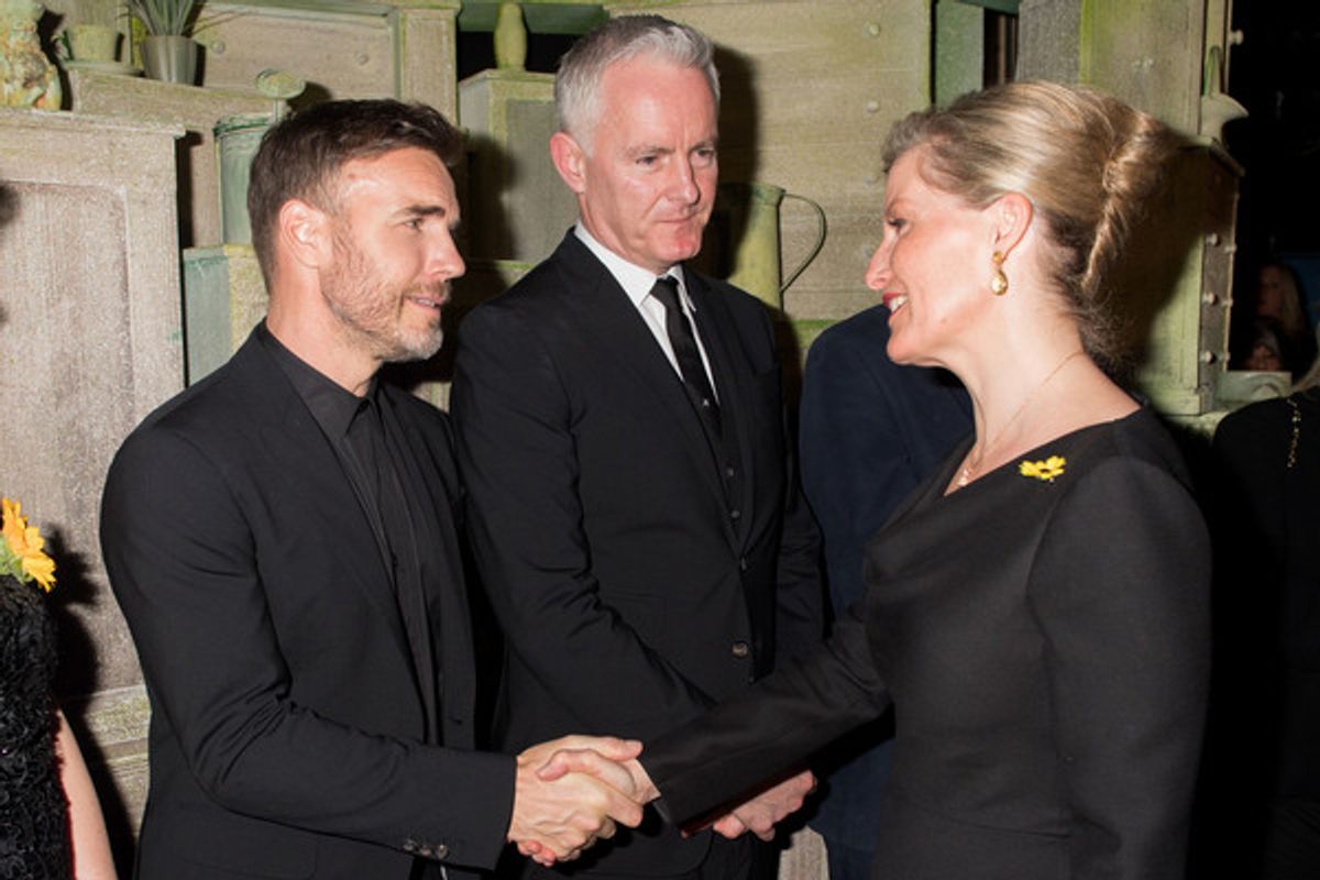 Gary Barlow and Tim Firth  at 