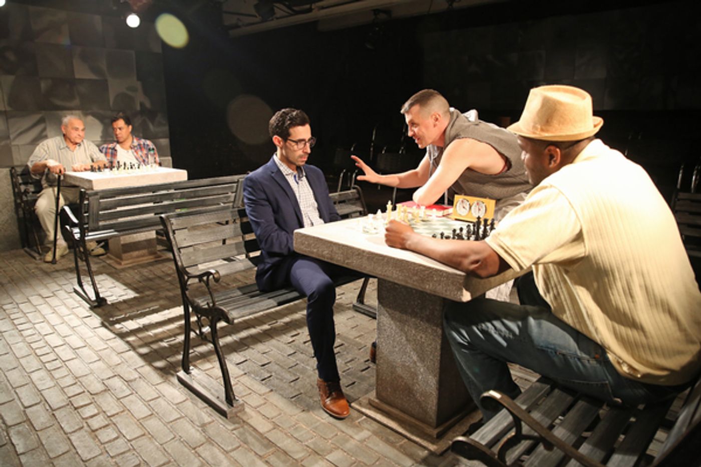 Photo Flash: First Look at the New York Premiere of FISH MEN, Opening Tonight at INTAR  Image
