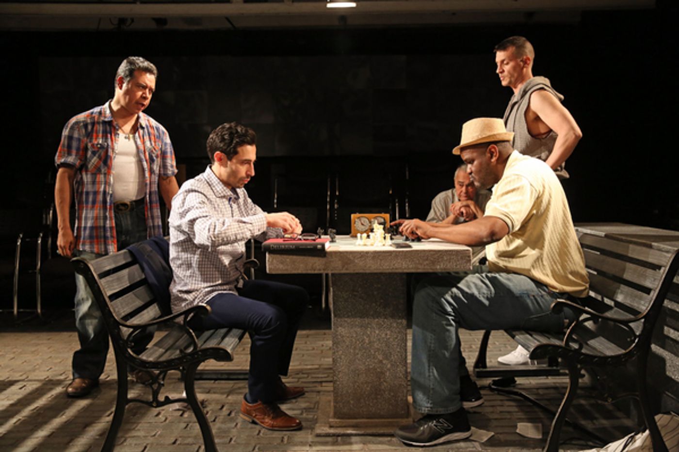 Photo Flash: First Look at the New York Premiere of FISH MEN, Opening Tonight at INTAR  Image