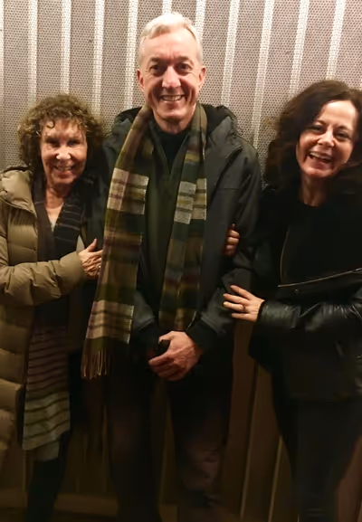 RHEA PERLMAN, SEAN GORMLEY and Director GERALDINE HUGHES Photo