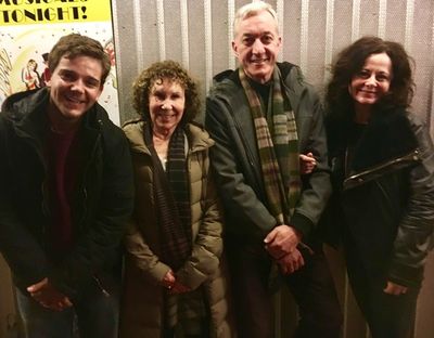 RUPERT SIMONIAN, RHEA PERLMAN, SEAN GORMLEY and GERALDINE HUGHES Photo