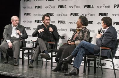 Salman Rushdie, Tony Kushner, Claudia Rankine and David Remnick Photo