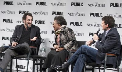 Tony Kushner, Claudia Rankine and David Remnick Photo