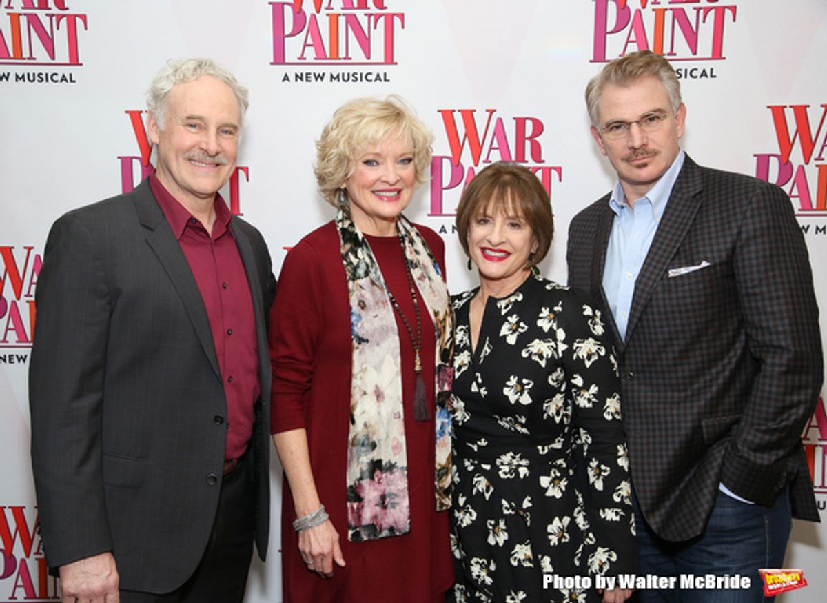 John Dossett, Christine Ebersole, Patti LuPone and Douglas Sills  at 