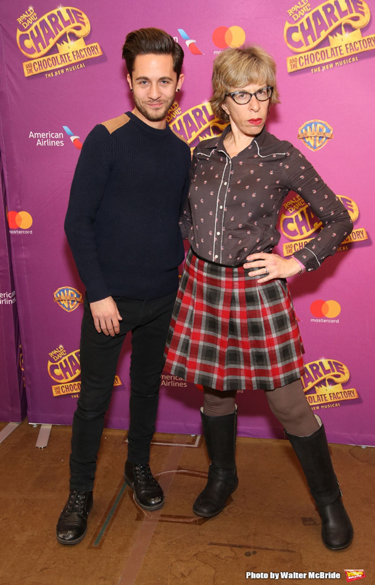 Michael Wartella and Jackie Hoffman at 