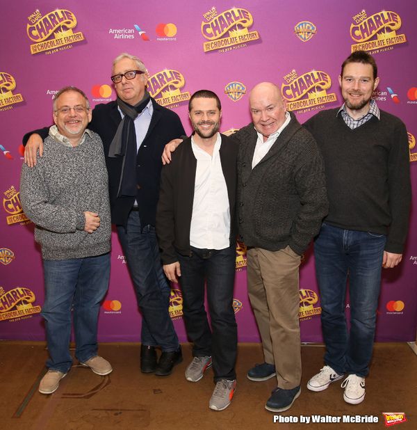 Marc Shaiman, Scott Wittman, Joshua Bergasse, Jack Oâ€™Brien and David Greig  Photo