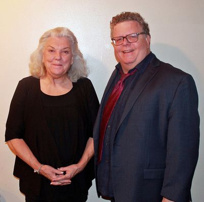Tyne Daly with James Morgan  Photo