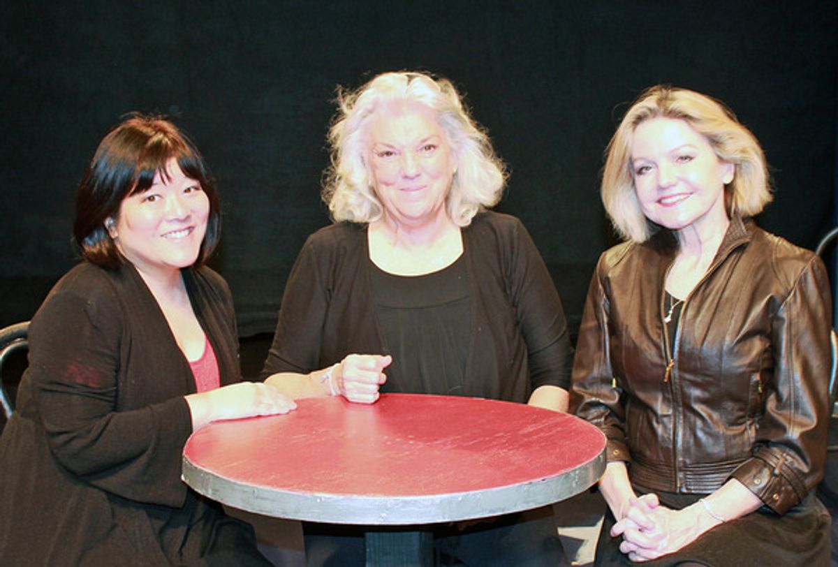 Ann Harada, Tyne Daly, Alison Fraser at 