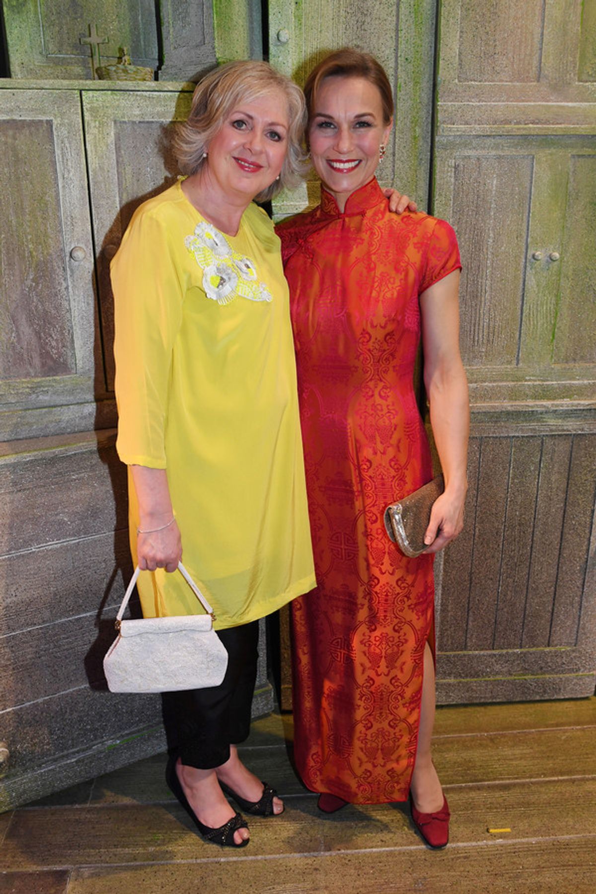 Joanna Riding and Claire Moore at 