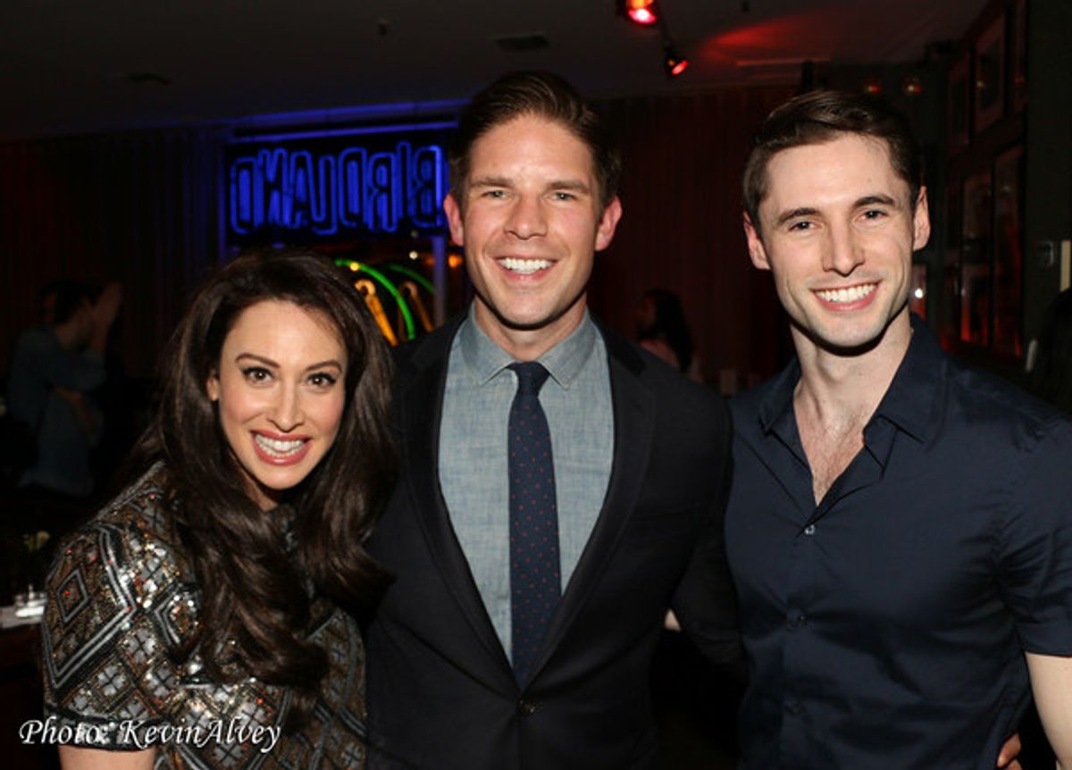 Lesli Margherita, Frank DiLella and Mike Schwitter at 